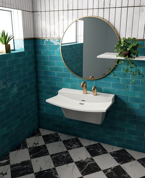 Evero Matte_LVLD1_Mesa-White_Crestt_Brass