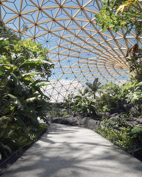 Tensile Architecture Transparent Membrane Daylighting