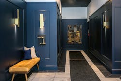 A luxury, boutique hotel needed a hand sanitizing fixture to match its modern, upscale aesthetic. A luxury, boutique hotel needed a hand sanitizing fixture to match its modern, upscale aesthetic.