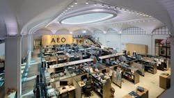 Raised floors help create more flexibility in the office, since one can easily access the services to move them around if the layout of the space changes. Raised floors help create more flexibility in the office, since one can easily access the services to move them around if the layout of the space changes.