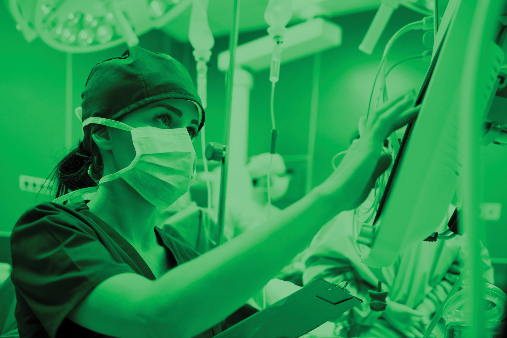 Narrow spectrum green LED lighting offers an illumination solution that can remain on during a procedure, without compromising the surgeon&rsquo;s view. After a green light trial at Massachusetts General Hospital in Boston, Dr. Julian Goldman, MD, principal anesthesiologist said, &ldquo;Once you go green, it&rsquo;s hard to go back.&rdquo;