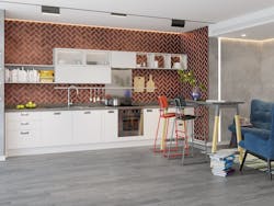 The hygienic wall panel solution offers a chic, authentic, look and feel of tile, without the potentially troublesome grout. The hygienic wall panel solution offers a chic, authentic, look and feel of tile, without the potentially troublesome grout.