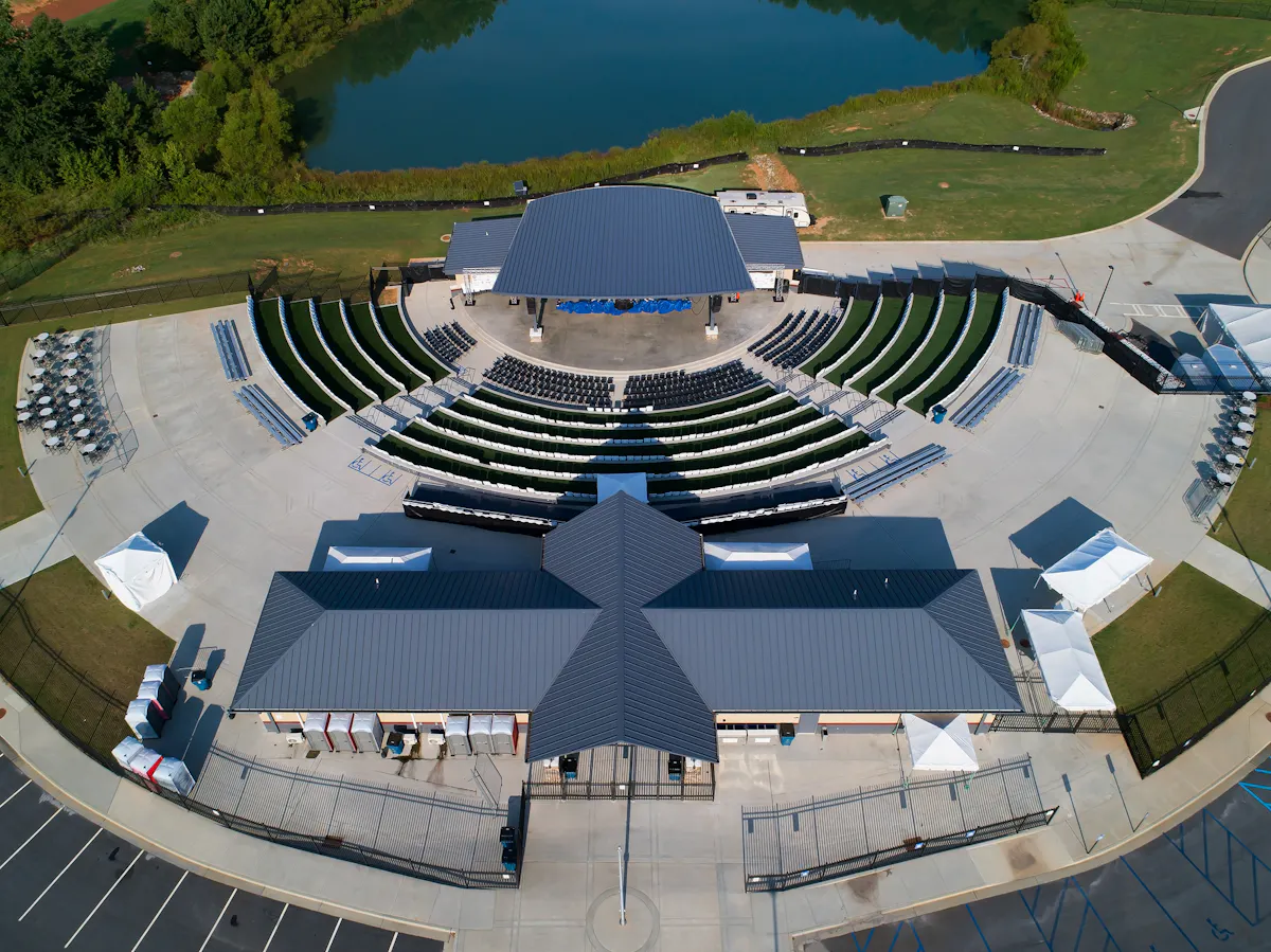 Shell Structure Amphitheater Clamshell-Style Amphitheater Roof Requires a Custom Solution ...