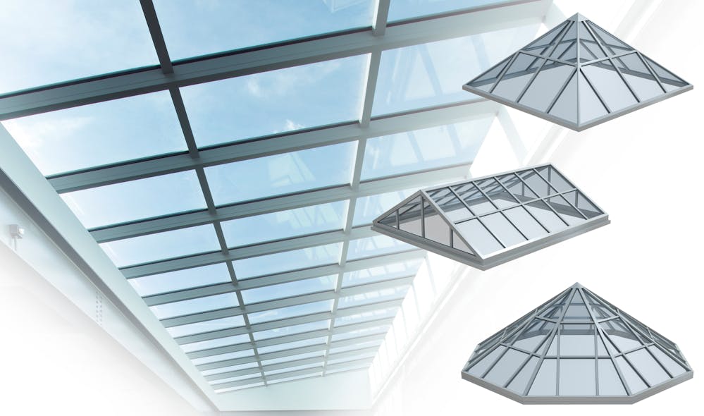 Kingspan Light + Air Launches New Klear Sky Metal Framed Glass Skylights