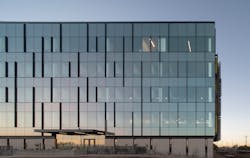 The Solarban 90 glazing from Vitro was used on the curtainwall to help reduce solar heat gain. The Solarban 90 glazing from Vitro was used on the curtainwall to help reduce solar heat gain.