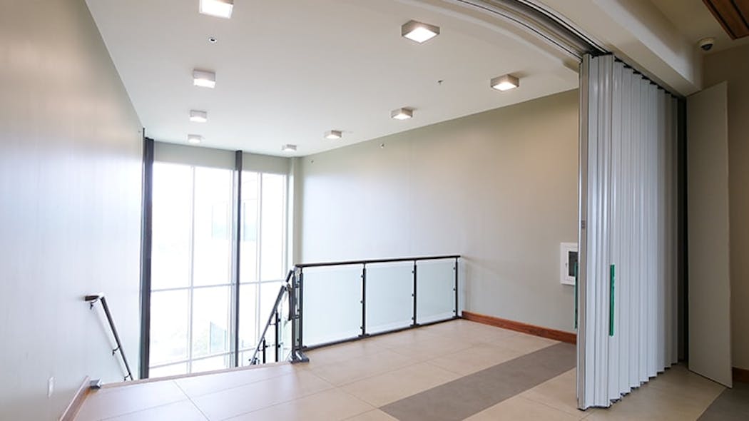 FireGuard AFG sliding fire door offers an unimpeded flow of pedestrian traffic, open plan designs and advanced access control features. The popular wide-span opening is approved for all applications, except Group H occupancies. www.wondoor.com