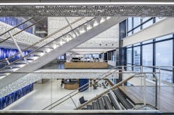 Floating Stair at The Beck Group HQ Floating Stair at The Beck Group HQ