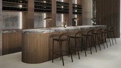 Dekton Ukiyo Linear Fluted Tile Dekton Ukiyo Linear Fluted Tile