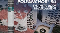 POLYANCHOR SU Synthetic Roof Underlayment POLYANCHOR SU Synthetic Roof Underlayment