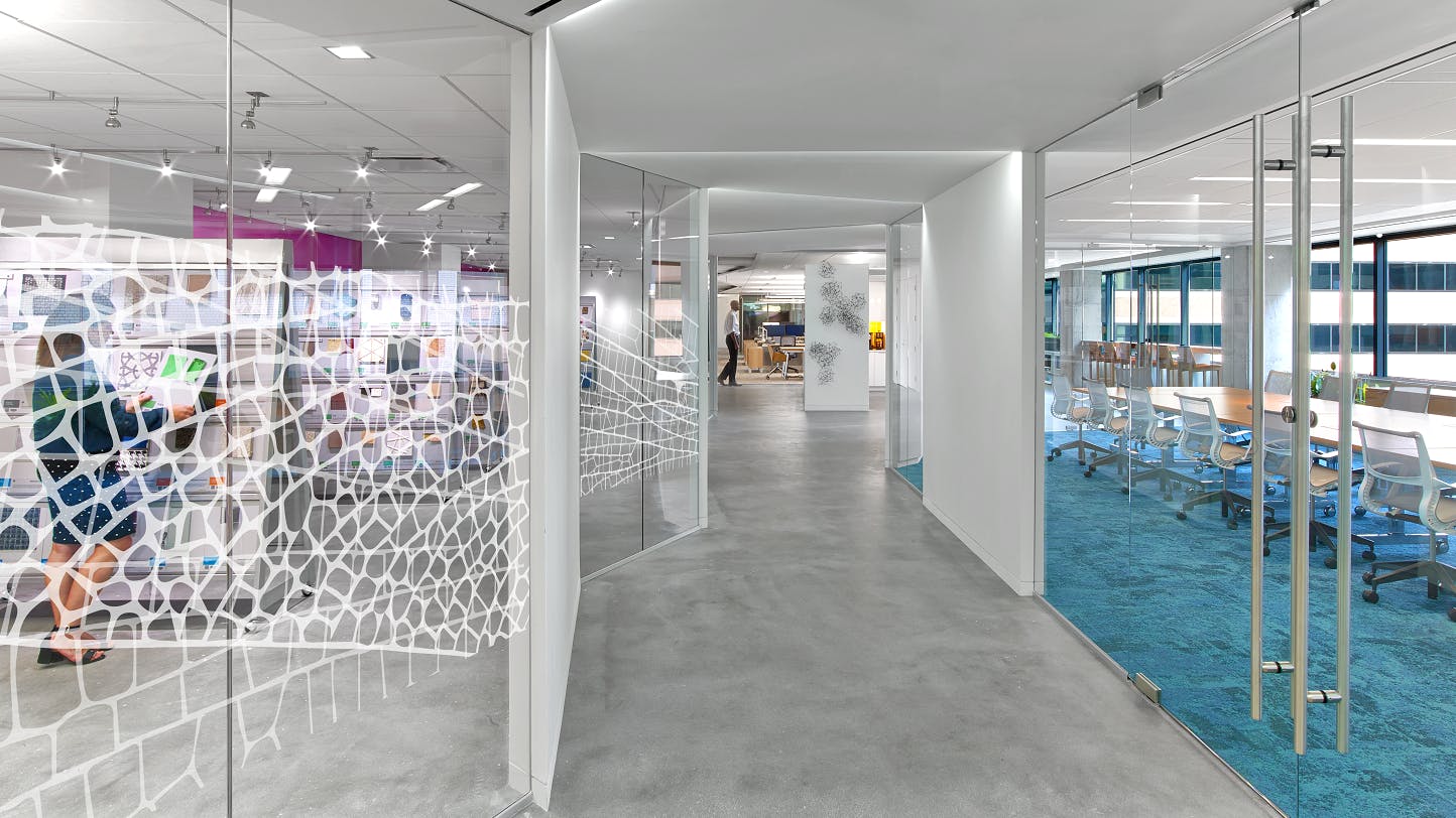 Decorative Window Film at ASID Headquarters