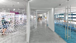 Decorative Window Film at ASID Headquarters Decorative Window Film at ASID Headquarters