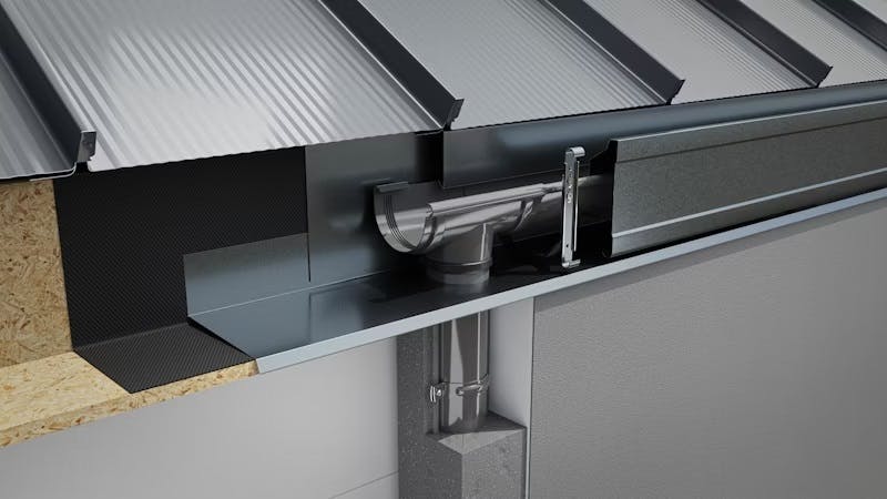 Hidden Gutter System