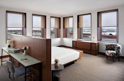 PoE Shading at Hotel Marcel PoE Shading at Hotel Marcel