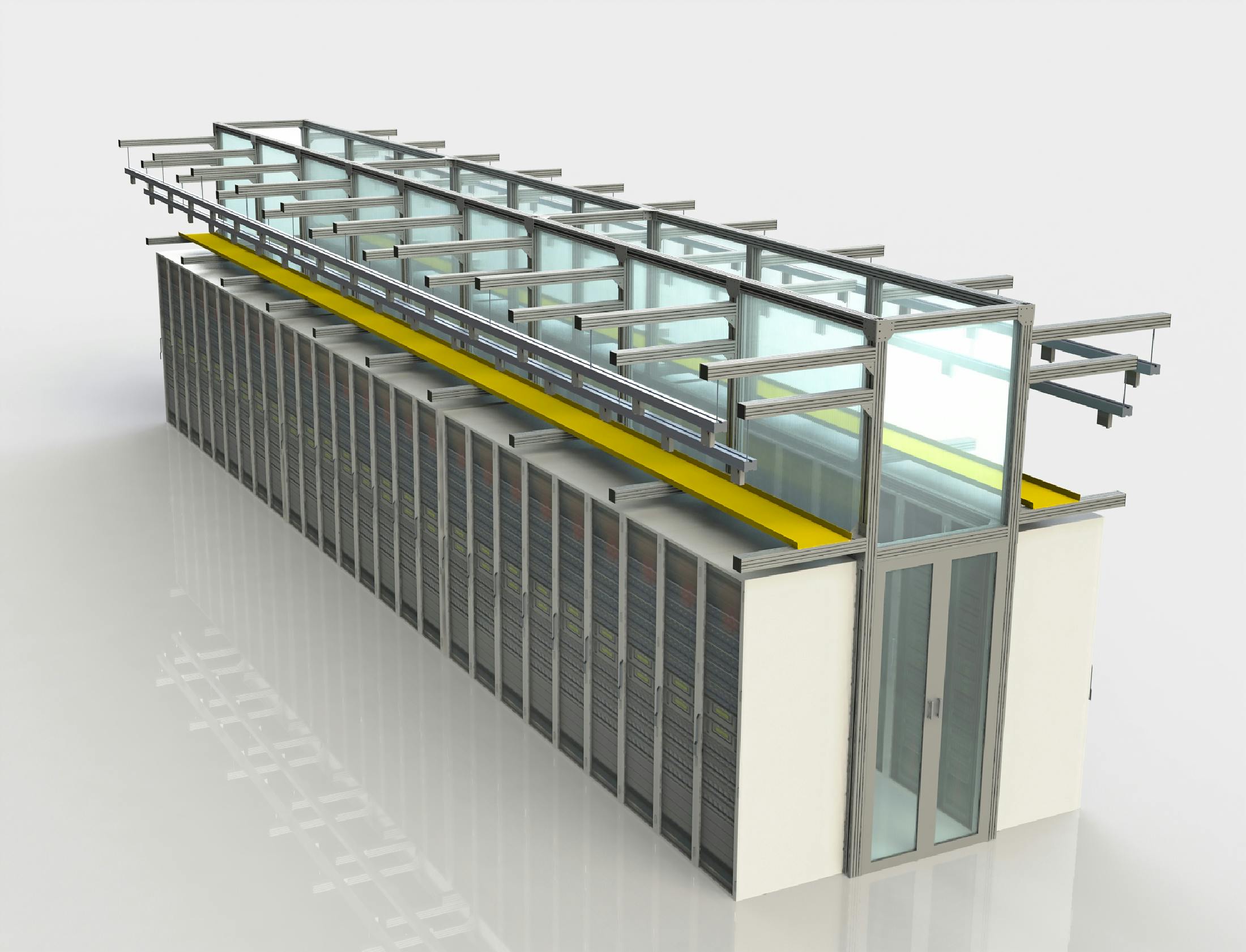 2x2 Cool Shield StrutSure Aisle Containment System