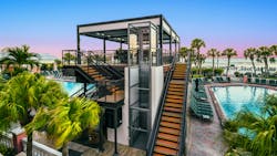 Wheelchair Lift at Don CeSar Poolside Bar Wheelchair Lift at Don CeSar Poolside Bar