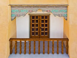 Santa Fe County Courthouse Balcony and Corbels Santa Fe County Courthouse Balcony and Corbels