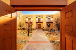 Enter the Courtyard at Santa Fe County Courthouse Enter the Courtyard at Santa Fe County Courthouse