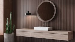 Cladding in Walnut Cladding in Walnut