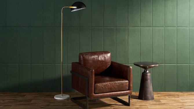 Perfectly Plush Wallcovering in Midnight Pine