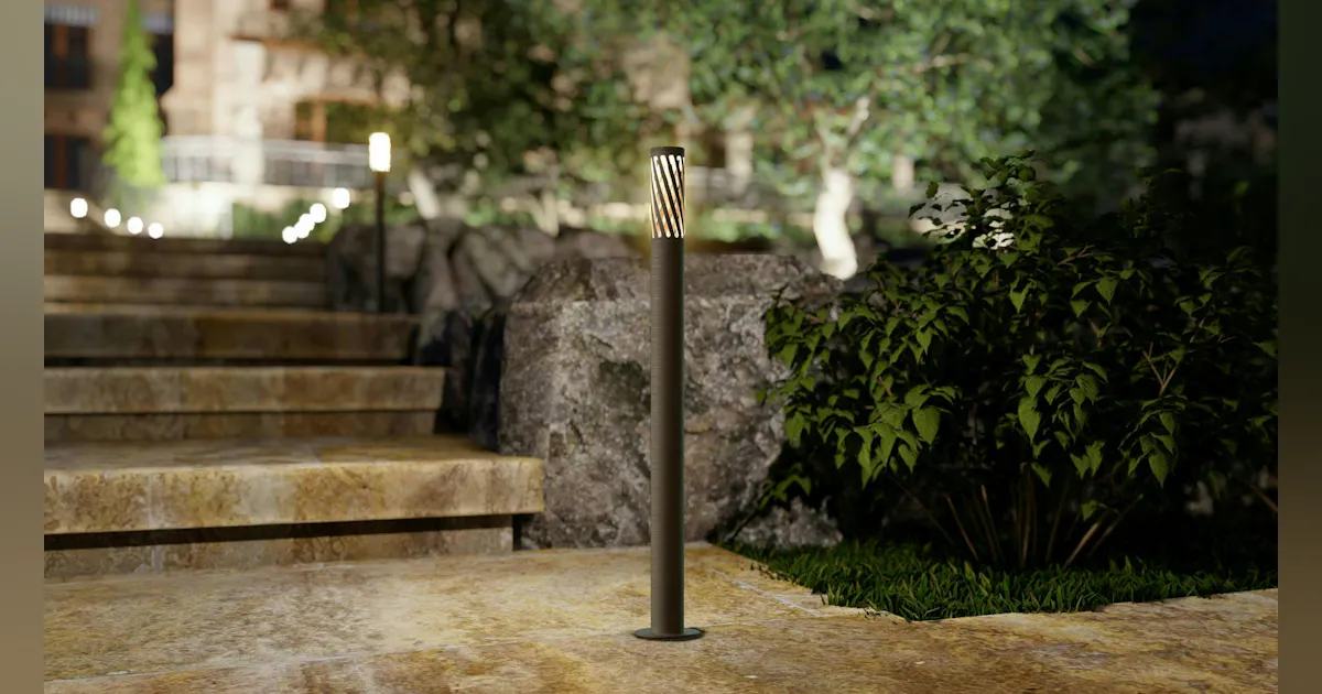 Smaller-scale luminaire expands outdoor lighting line while maintaining ...