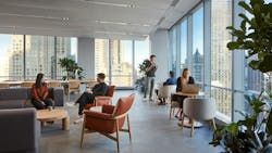 A connected lighting and shading system from Lutron allows Skidmore, Owings & Merrill staff to leverage the abundant natural light in the New York office of the architecture, engineering, and planning firm. A connected lighting and shading system from Lutron allows Skidmore, Owings & Merrill staff to leverage the abundant natural light in the New York office of the architecture, engineering, and planning firm.