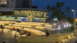 Tzur Yitzhak neighborhood plaza, Israel