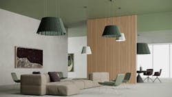 Vapor Echo acoustic pendant, by Luxxbox Vapor Echo acoustic pendant, by Luxxbox