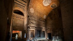 The Domus Aurea, also known as the Golden House, was recently restored by Stefano Boeri Architetti. The Domus Aurea, also known as the Golden House, was recently restored by Stefano Boeri Architetti.