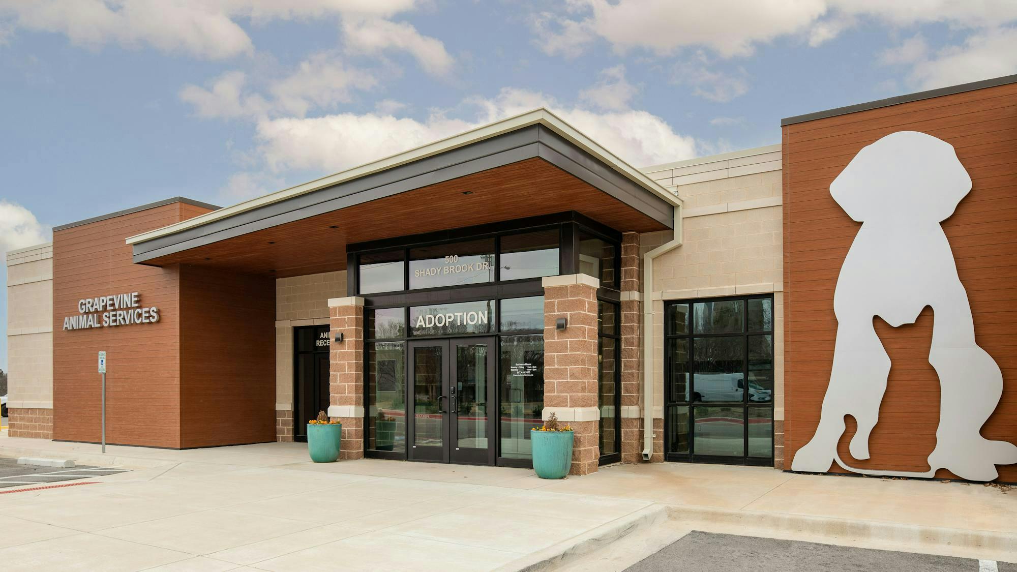 Strategically specified fixtures, lighting controls and daylighting enhance the functionality and ambiance of a newly constructed pet shelter and adoption center in Texas.