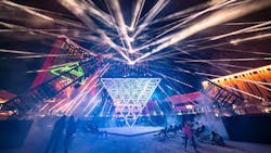 Axion by Christopher Bauder and KiNK, at Transfix Axion by Christopher Bauder and KiNK, at Transfix