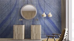 Azul Macaubas Book-Matched Stone Azul Macaubas Book-Matched Stone