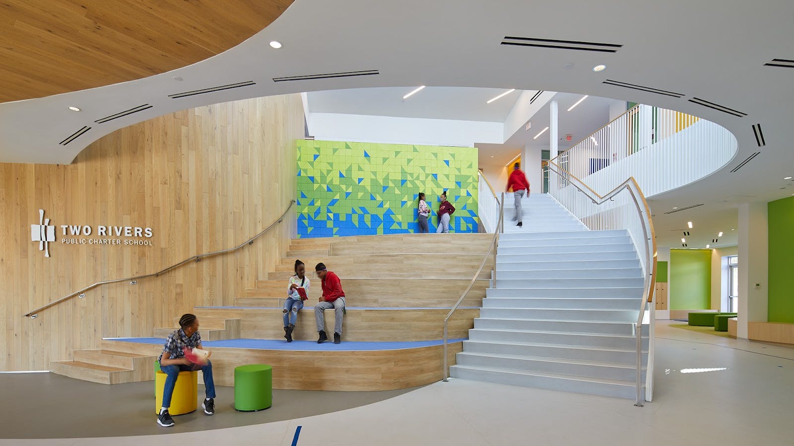 Kirei PET Panels at Two Rivers School