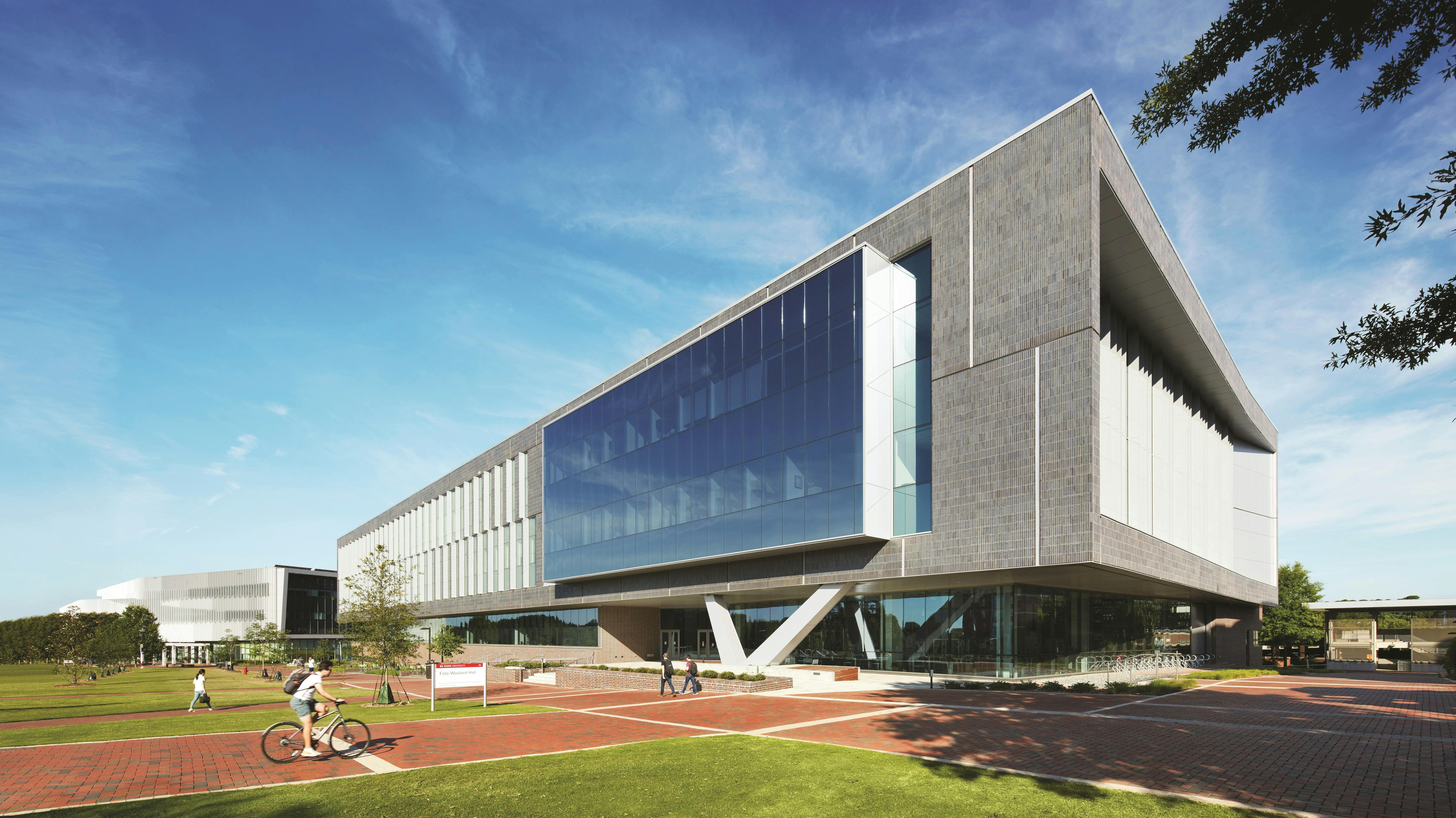 Glazing at Fitts-Woolard Hall