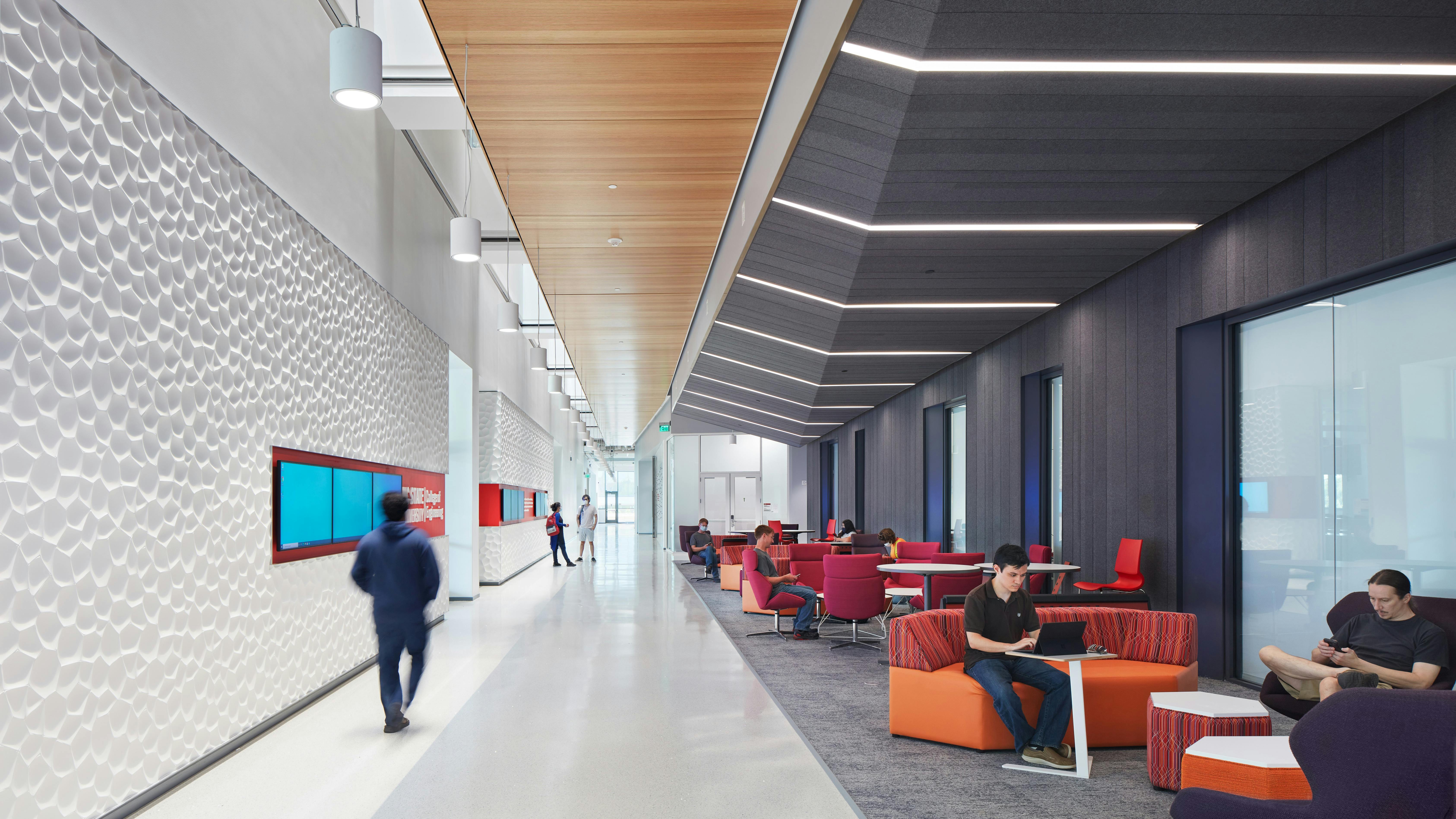 Zelle Tiles at Fitts Wollard Hall Corridor