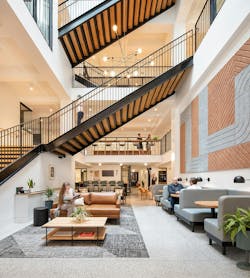 Housing WPA’s own offices, the architects converted a century-old department store into a creative office hub. Housing WPA’s own offices, the architects converted a century-old department store into a creative office hub.
