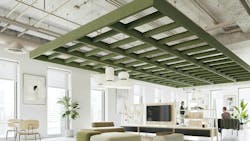 Plaid Acoustic Ceiling Plaid Acoustic Ceiling