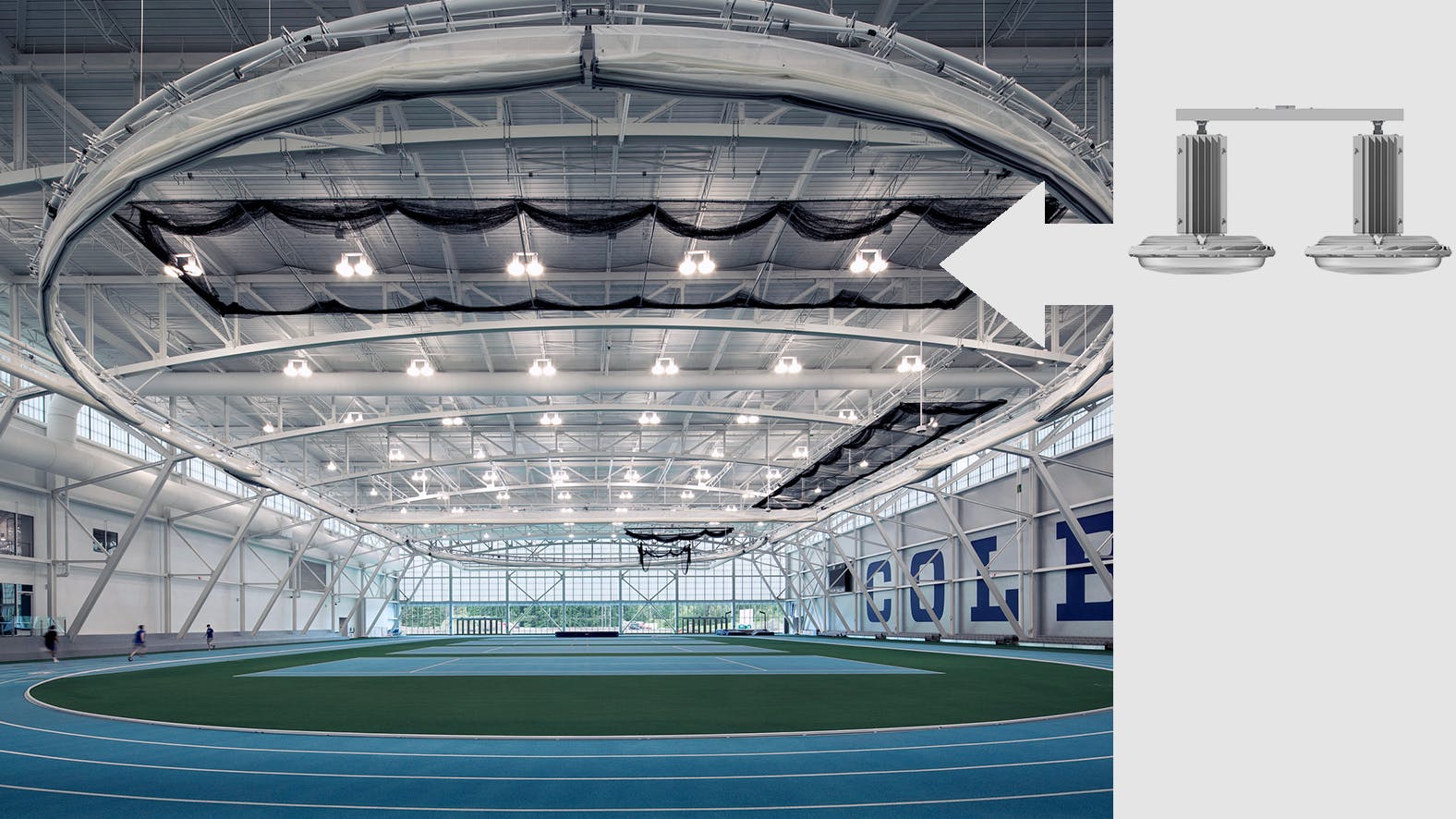 Phuzion PHS LED high bay luminaires