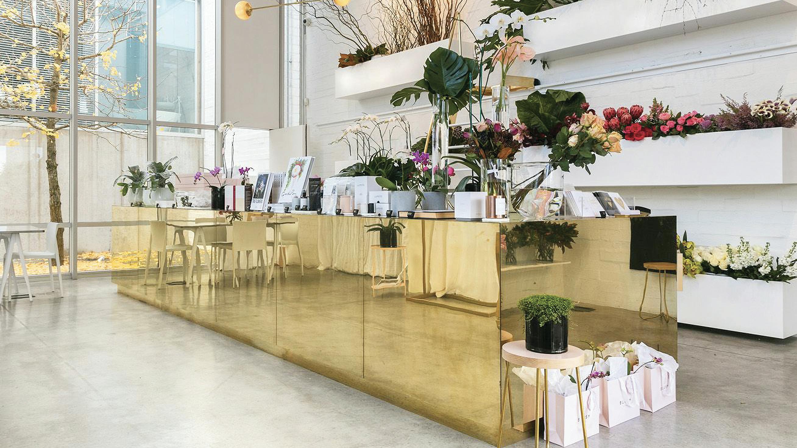 Polished Brass-Look Metal