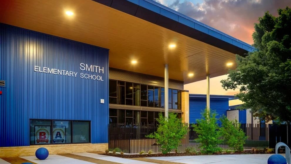 Metal Panel Exterior at Smith Elementary