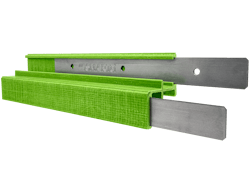 GreenGirt CMH continuous insulation system’s interlocking steel-reinforced flanges lend strength and stability while fiber-reinforced polymer delivers a high level of thermal performance. GreenGirt CMH continuous insulation system’s interlocking steel-reinforced flanges lend strength and stability while fiber-reinforced polymer delivers a high level of thermal performance.