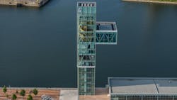 Clear Anodize Finish Exterior Curtainwall Port of Montreal Clear Anodize Finish Exterior Curtainwall Port of Montreal