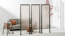 Knotted Hemp and Woven Bamboo in the Varia Artisan Partition Collection Knotted Hemp and Woven Bamboo in the Varia Artisan Partition Collection