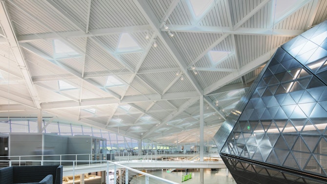 Roof Deck Ceiling System at NVIDIA HQ