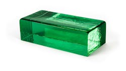 Emerald Green Glass Brick Emerald Green Glass Brick