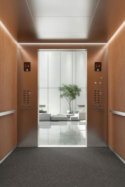 Schindler 5000 cab interior Schindler 5000 cab interior