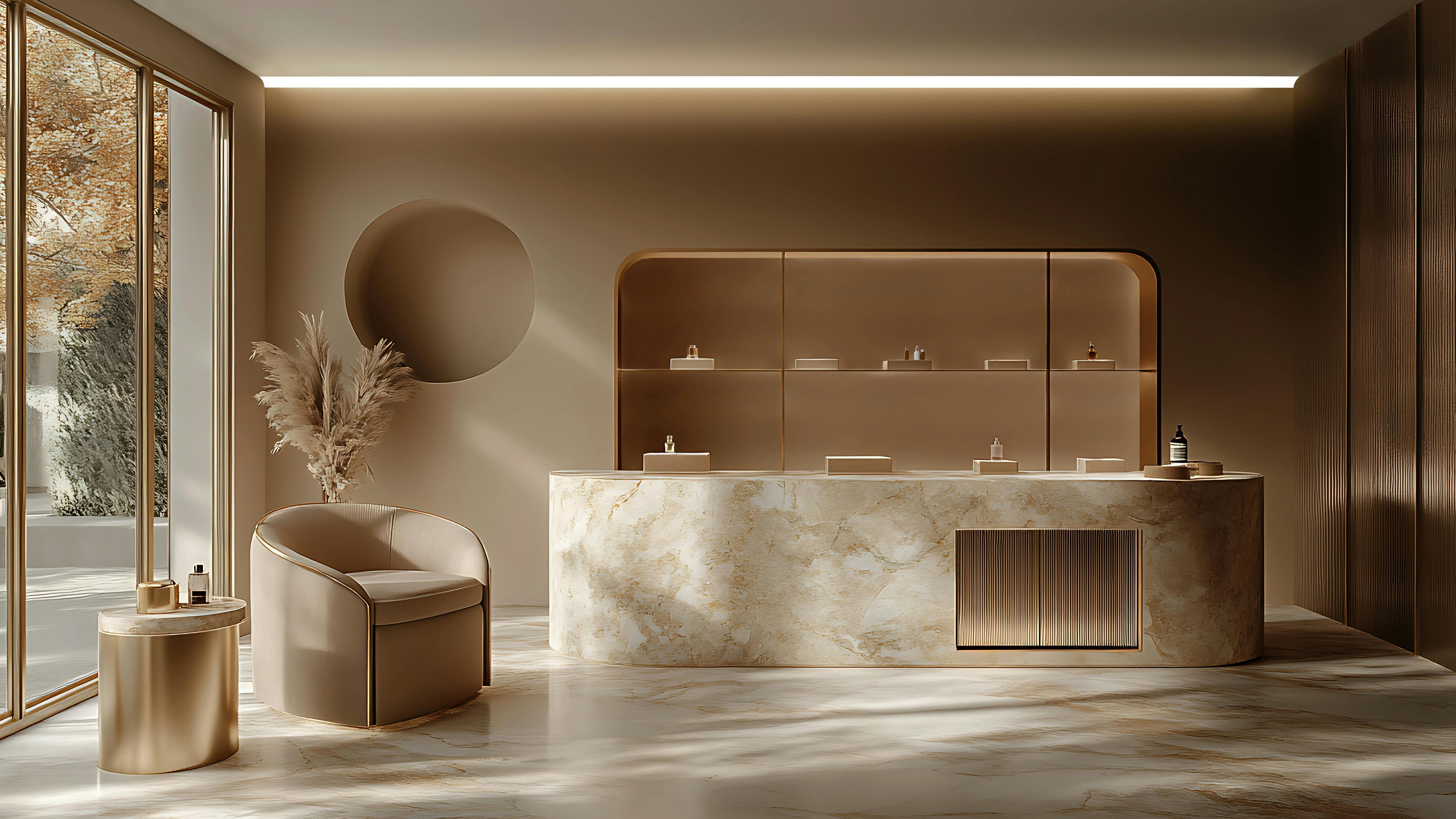 Perifina Curved Corner Luminaire