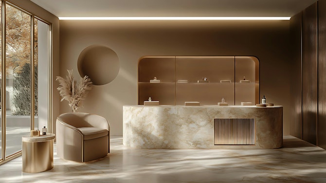 Perifina Curved Corner Luminaire