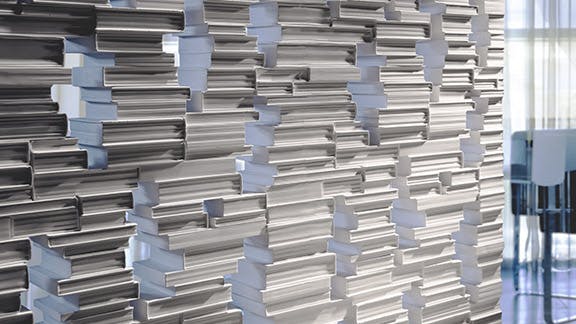 Books Sculptural Partition Wall