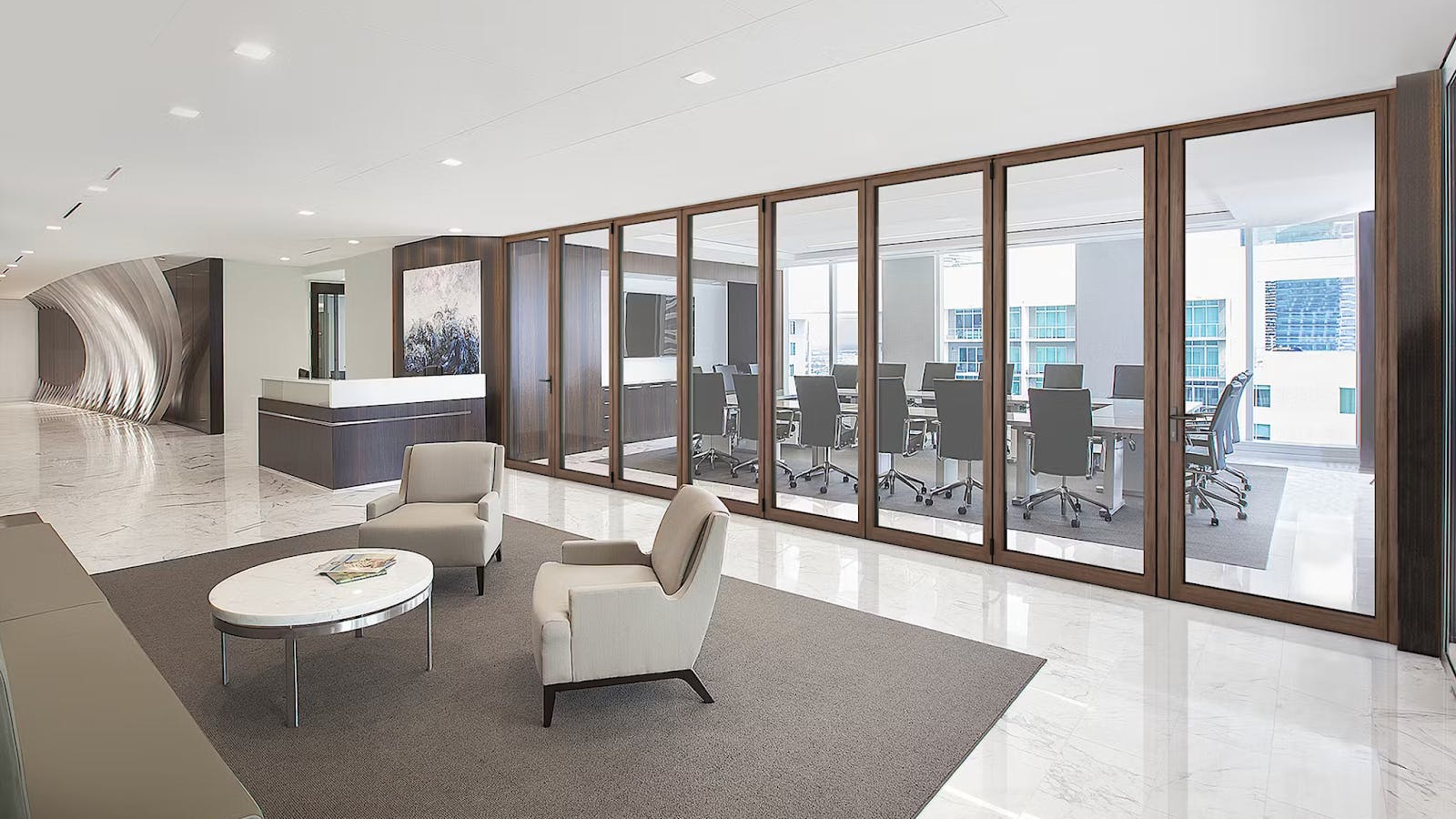 NW Acoustical 545 Folding GlassDoor