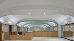 Acoustical Plaster in Visitor's Welcome Center Acoustical Plaster in Visitor's Welcome Center